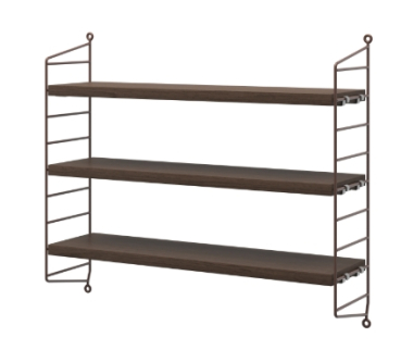 String Pocket Regal Eiche braun